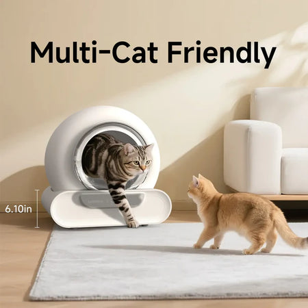 Smart Self-cleaning Cat Litter Box | LeloPets D1